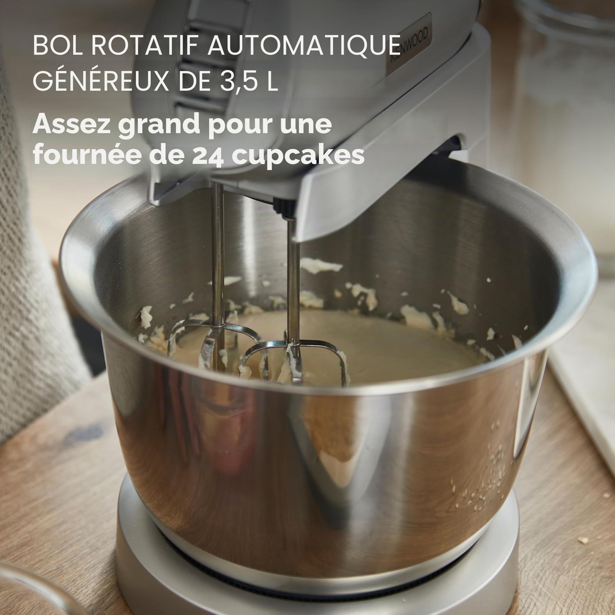 Batteur HMP54.000SI Batteur Chefette, Argent
