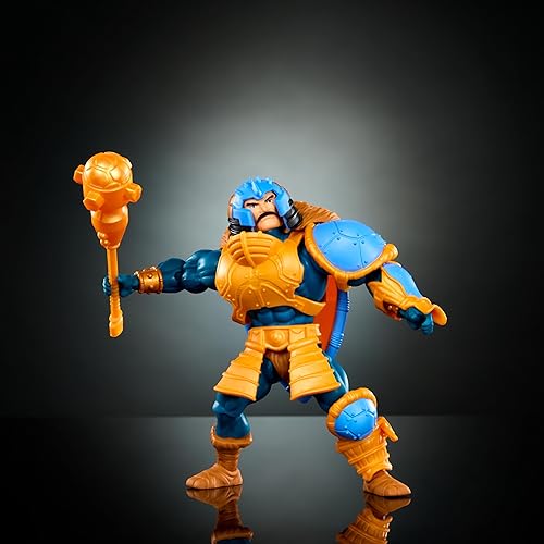 Miniatura 3 de Masters of the Universe Origins Turtles of Grayskull - Figura de acción de hombre a brazos, 16 articulaciones, TMNT y MOTU Crossover con accesorios