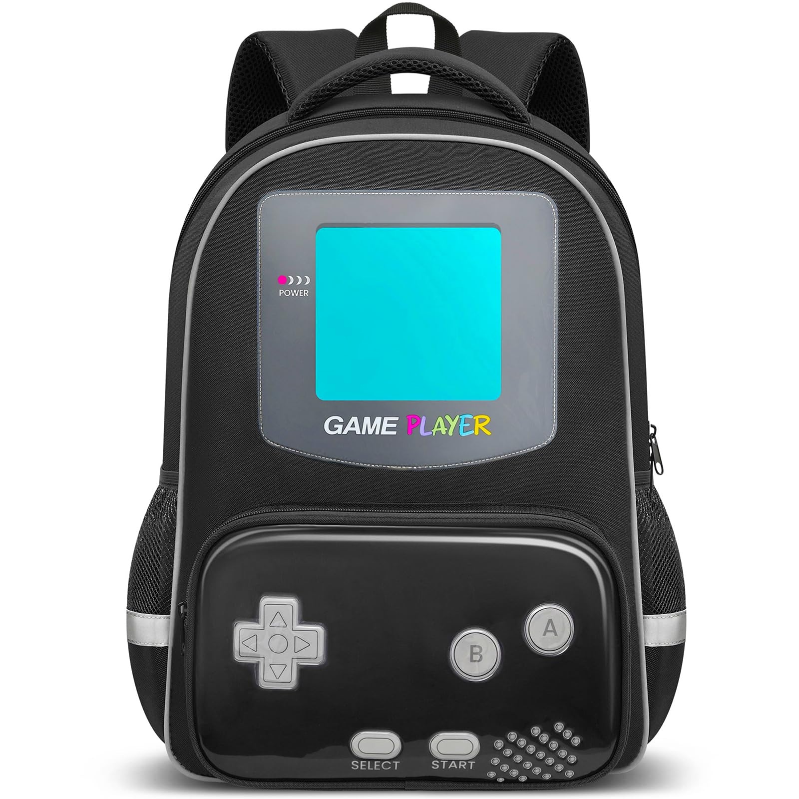 TFAUR Boys Backpack for School,Gamer Backpack For Boys Kids,Boy Bookbag For Elementary Middle School Student,17″ Video Game Backpacks For Boy Kids