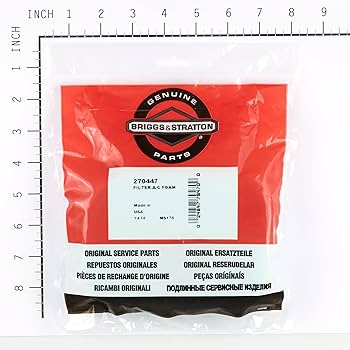 Amazon.com : Briggs & Stratton 270447 Air Filter Foam