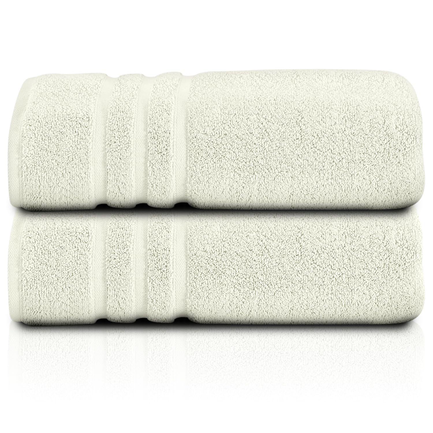 GC GAVENO CAVAILIA 2 Pack Hand Towels For Bathroom - Highly Absorbent Egyptian Cotton Towels - Hotel Quality Quick Dry Hand Towels - Soft Hand Towels (50x80 Cm)
