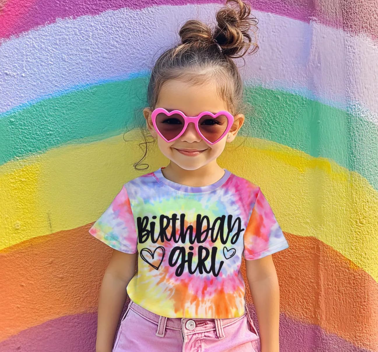 Birthday Girl Shirt for Kids Girls Birthday Outfits Short Sleeve Girls Part Tee Tops - Image 3