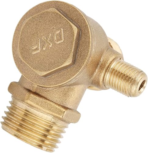 Miniatura 3 de Válvula de retención del compresor de aire, rosca macho de 90 grados, válvula de retención del compresor de aire de 3 puertos, piezas de repuesto de