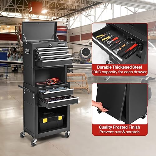 Miniatura 9 de Nightcore Cajas de herramientas, grandes, negras