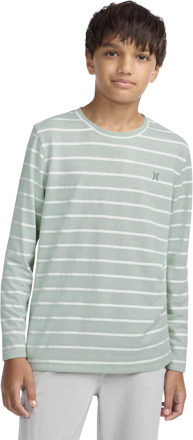 Hurley Boys Boys' Long Sleeve Soft Cloud Slub T-Shirt - Image 3