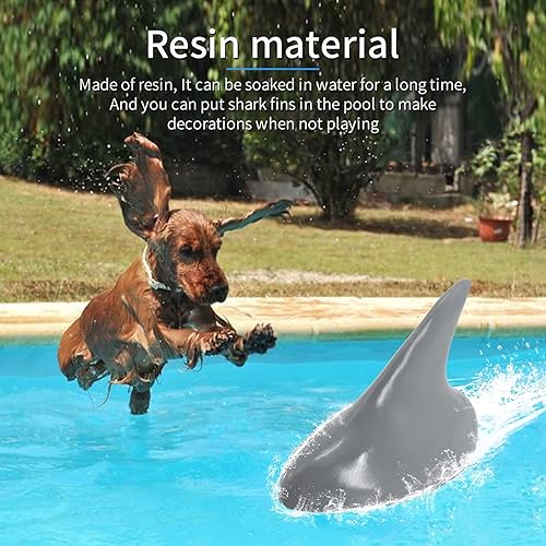 Miniatura 8 de Shark Fin - Barco de simulación de barco a control remoto, flotación de agua, 2.4 GHz 15 KmH, barco eléctrico a control remoto, motores dobles,