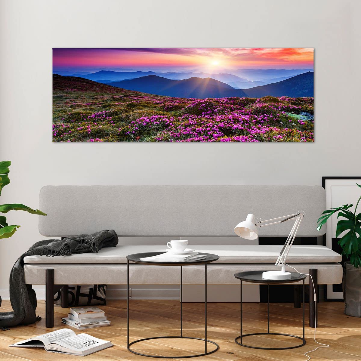 ARTTOR Impression sur Verre Moderne 140x50cm Paysages Nature - 2719