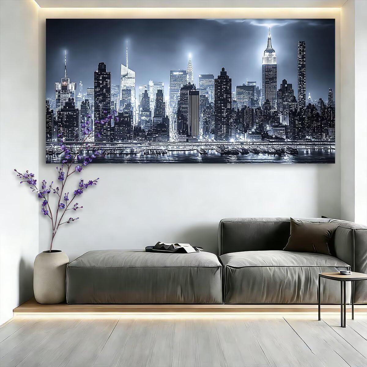 Duża sztuka diamentowa, Nowy Jork, 120 x 60 cm, zestawy do malowania diamentami 5D dla dorosłych, sztuka z klejnotami krajobrazowymi dla dorosłych, pełne okrągłe wiertło, kryształowe malarstwo