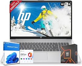 HP 2026 New Business and Student Laptop Powerful AMD Ryzen 5 7430U(Beats Intel Core i7-1335U), 17.3" FHD Display, Wi-Fi 6, 16GB RAM, 1TB PCIe, Ultra Quiet Design, Long Battery Life, Windows 11 Pro