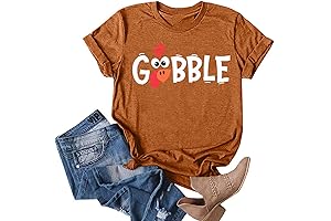 Gobble Gobble Thanksgiving T-Shirt for Women: Express Gratitude with Festive Style