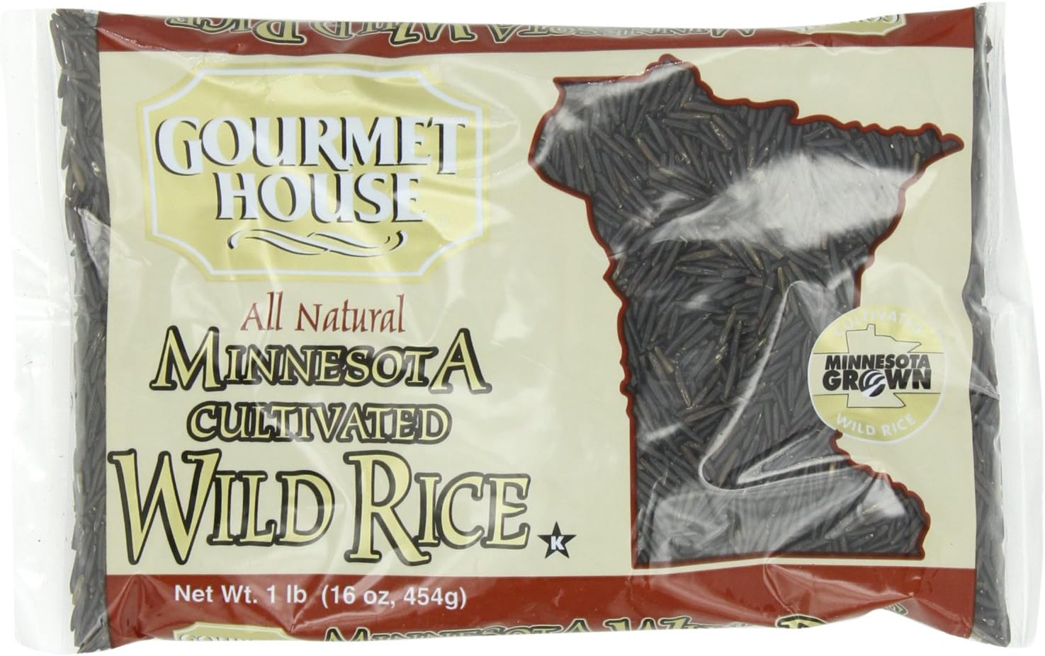 Gourmet House Wild Rice, 16-Ounce (Pack of 4)