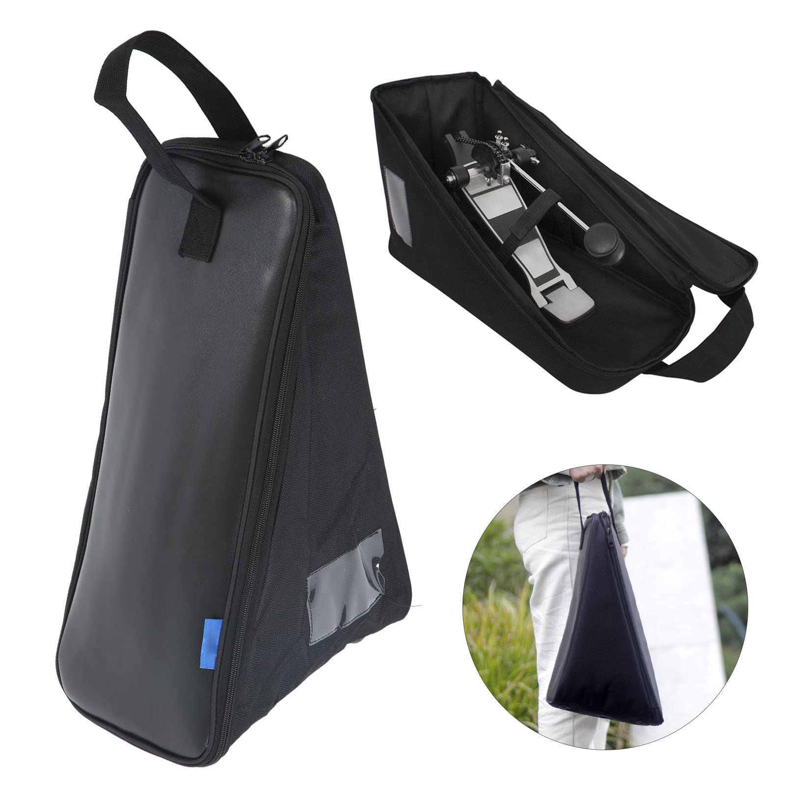 Borsa per Pedali per Batteria Eujgoov Borsa per il Trasporto Impermeabile a Pedale Singolo Accessorio per Custodia Nera per Strumenti Musicali