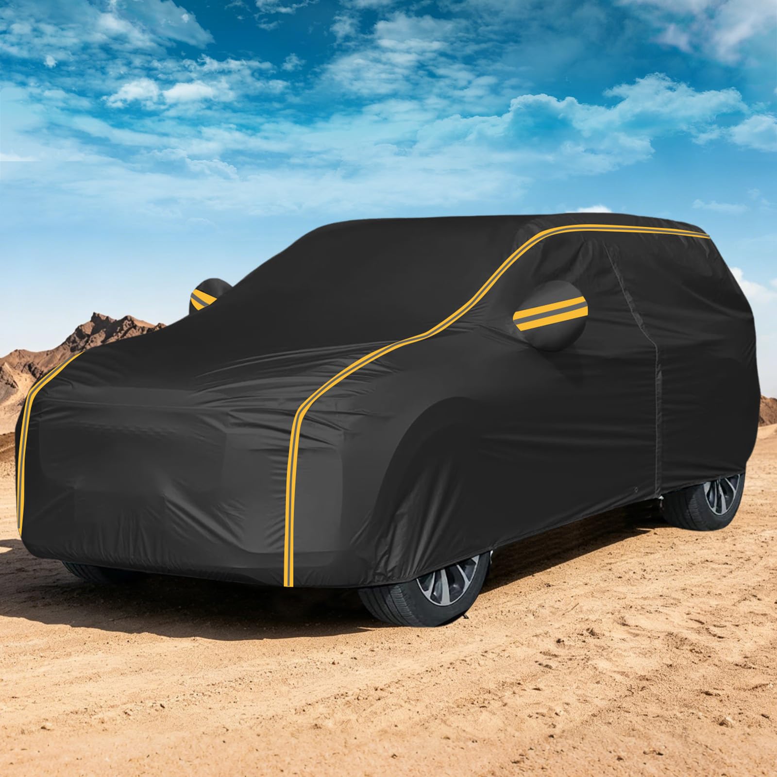 Telo CopriAuto Esterno per Ford Transit Custom Van L1 2023-2026,Telo Auto Tessuto Oxford 210D, Impermeabile Resistente ai Raggi UV, Antipolvere con Custodia Inclusa