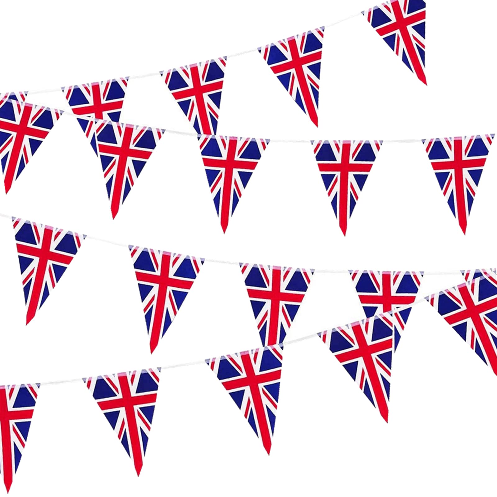 Buy 10M Union Jack Party British Jubilee Bunting Banner With 38