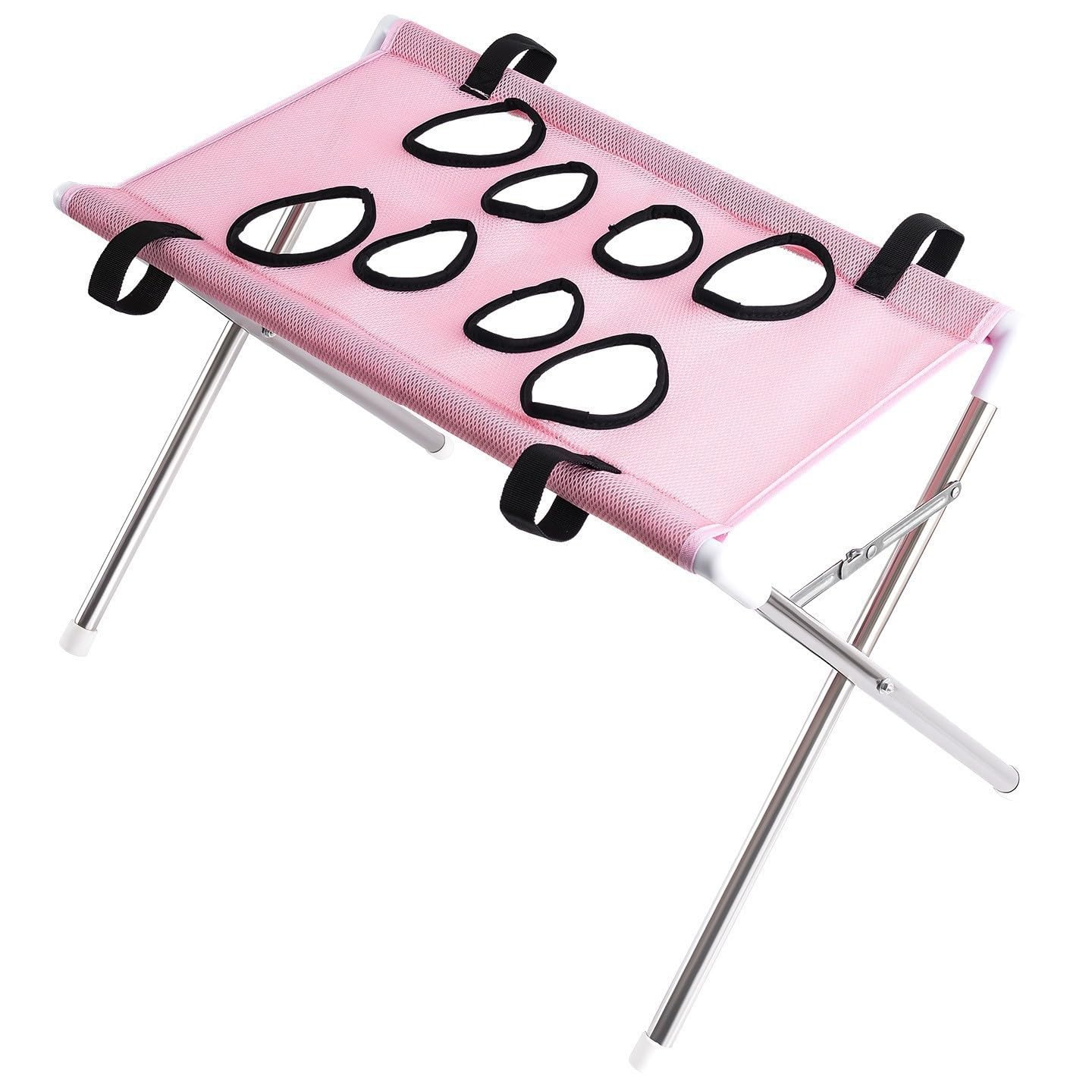 Foldable Pet Bathing Stand Rust Resistant Dog Washing Station with, powder