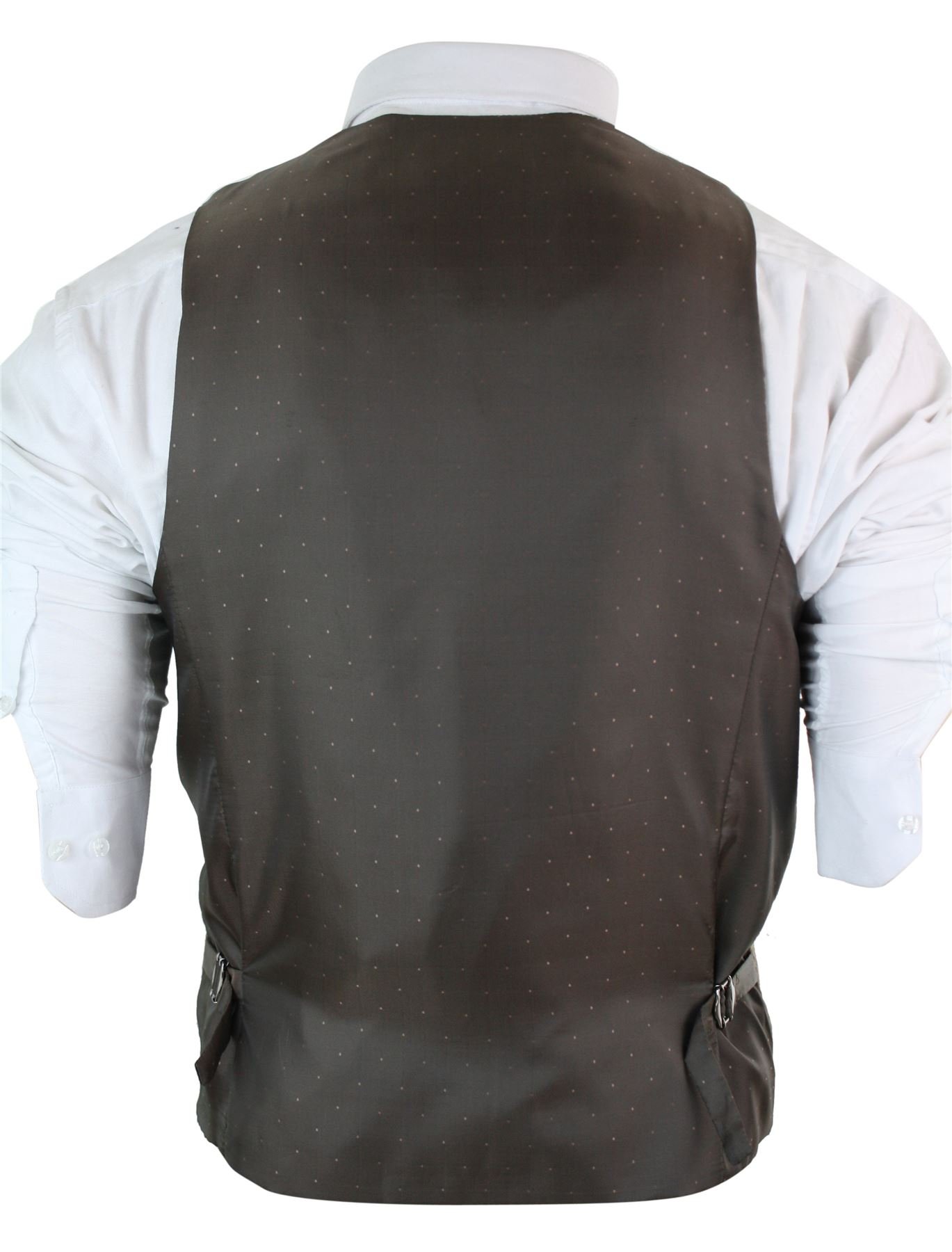 Gilet Elegante da Uomo in Tweed Blu, Blu Scuro o Nocciola e Finiture in Velluto