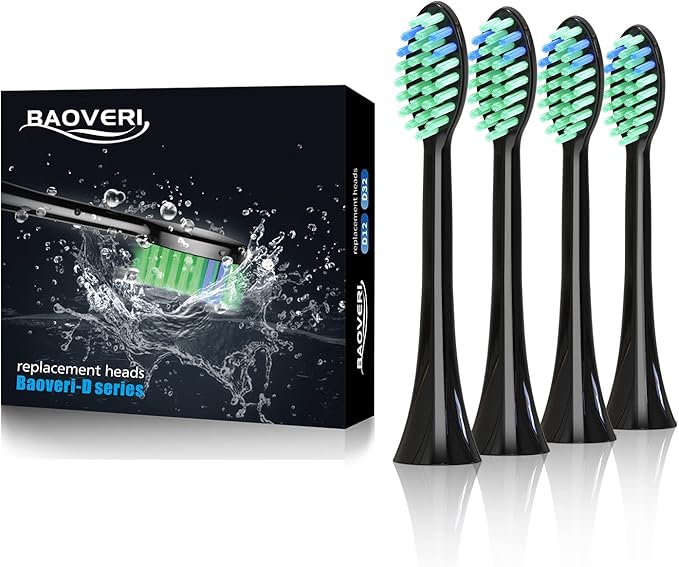 Electric Toothbrush Replacement Toothbrush Heads, 4 Brush