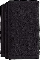 Vista 10 de Creative Scents Juego de 4 toallas de algodón para los dedos, 11 x 18 pulgadas, decorativas, extraabsorbentes y suaves, para baño, tocador