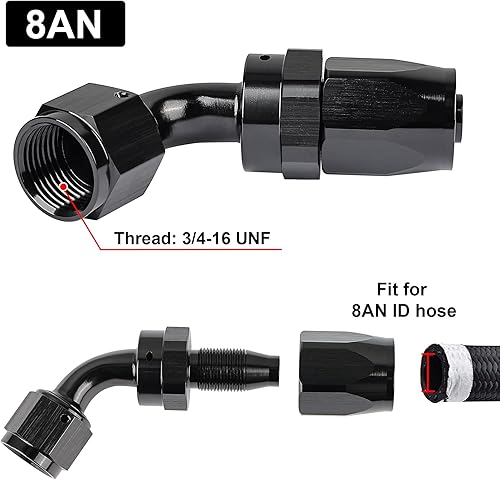 Miniatura 62 de EVIL ENERGY - Adaptador de manguera giratoria, color negro