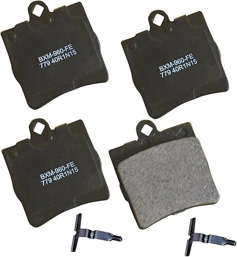 Vista 204 de Bendix Premium SBM8 - Pastillas de freno semimetálicas Premium para modelos seleccionados Buick Special, Camaro, Corvette, Phaeton, Olds F85, Vista