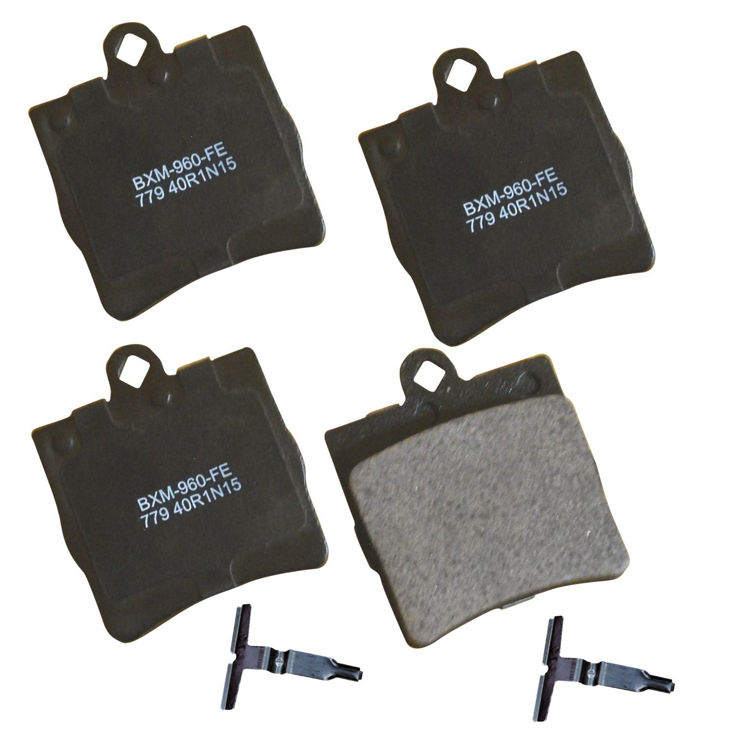 Bendix Premium SBM779 Semi-Metallic Rear Brake Pads for Select Models Chrysler Crossfire, Mercedes-Benz C230, C240, C280, CL200, SLK200, SLK230, SLK280, SLK300, SLK320