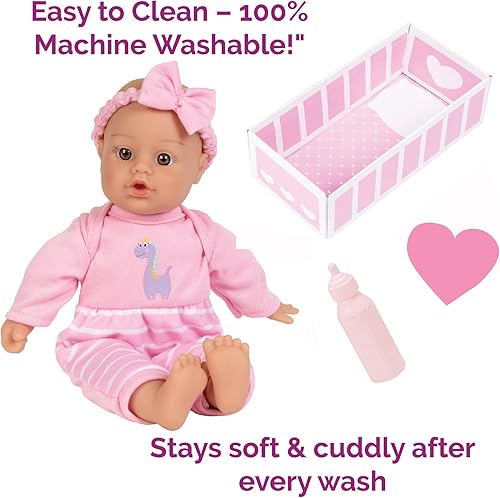 Miniatura 55 de Adora Sweet Baby Boy Peanut muñeco de bebé lavable a máquina, exclusivo de Yaxa, para niños mayores de 1 año