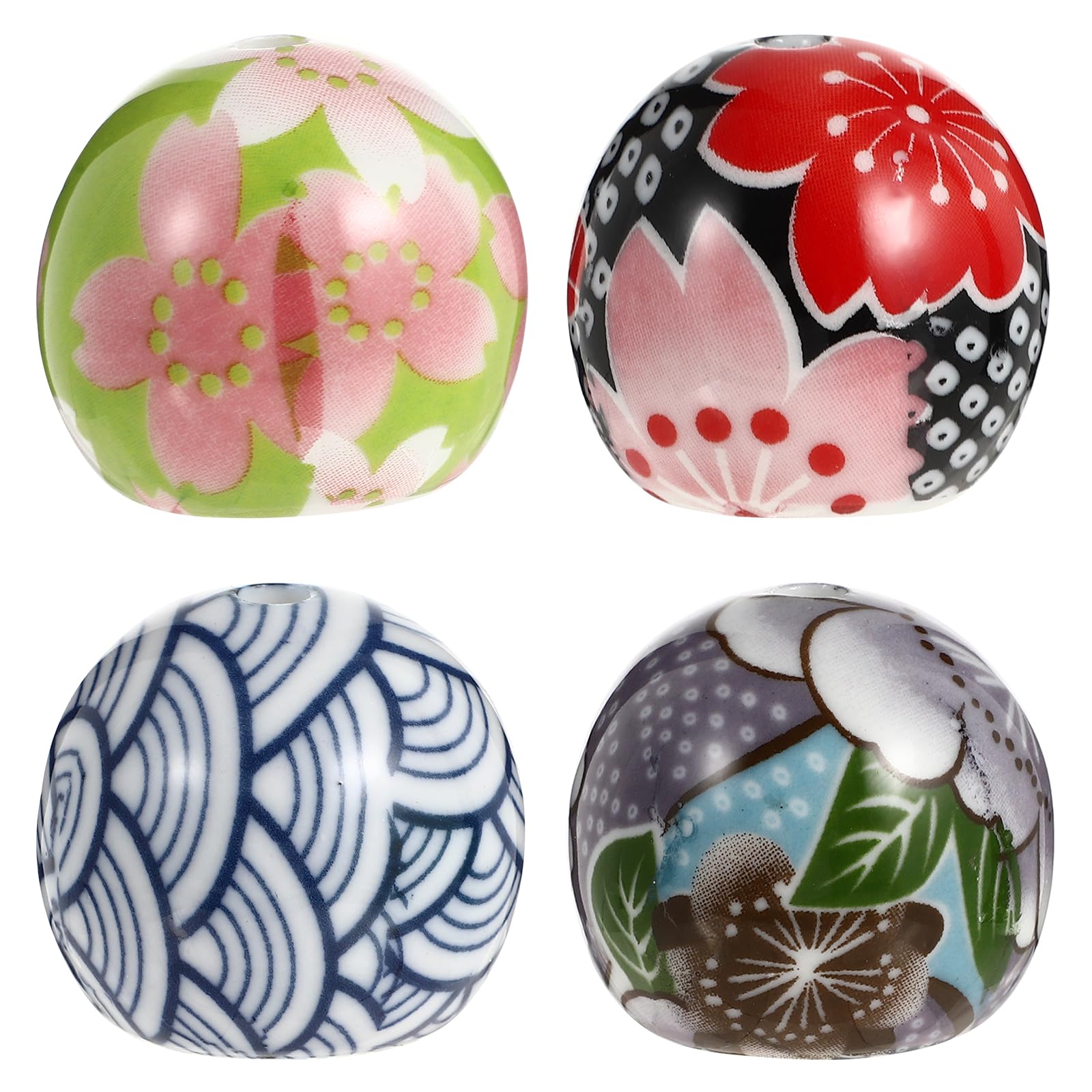 Lotus Ceramic Incense Holder Set, 4-Piece