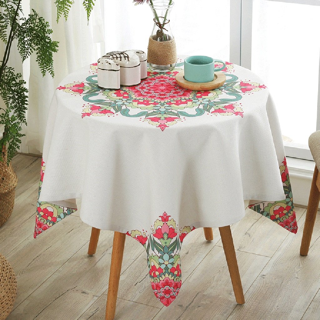 Nappe de table de salon ethnique pour sublimer votre table basse