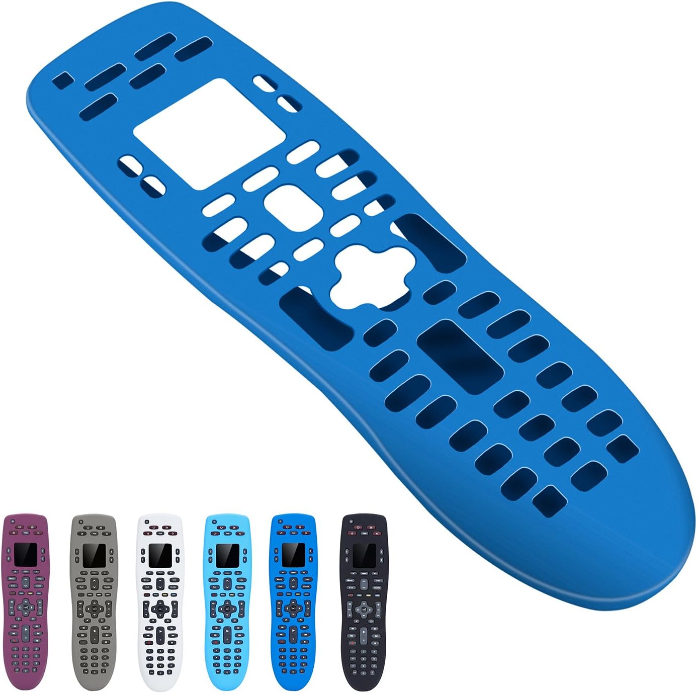 Silicone Case for Logitech Harmony 650,Logitech Harmony 700, Anti- Dust and Anti-Drop Silicone Protective Case Cover for Logitech Harmony 650,Logitech Harmony 700 Remote Controller (Dark blue)