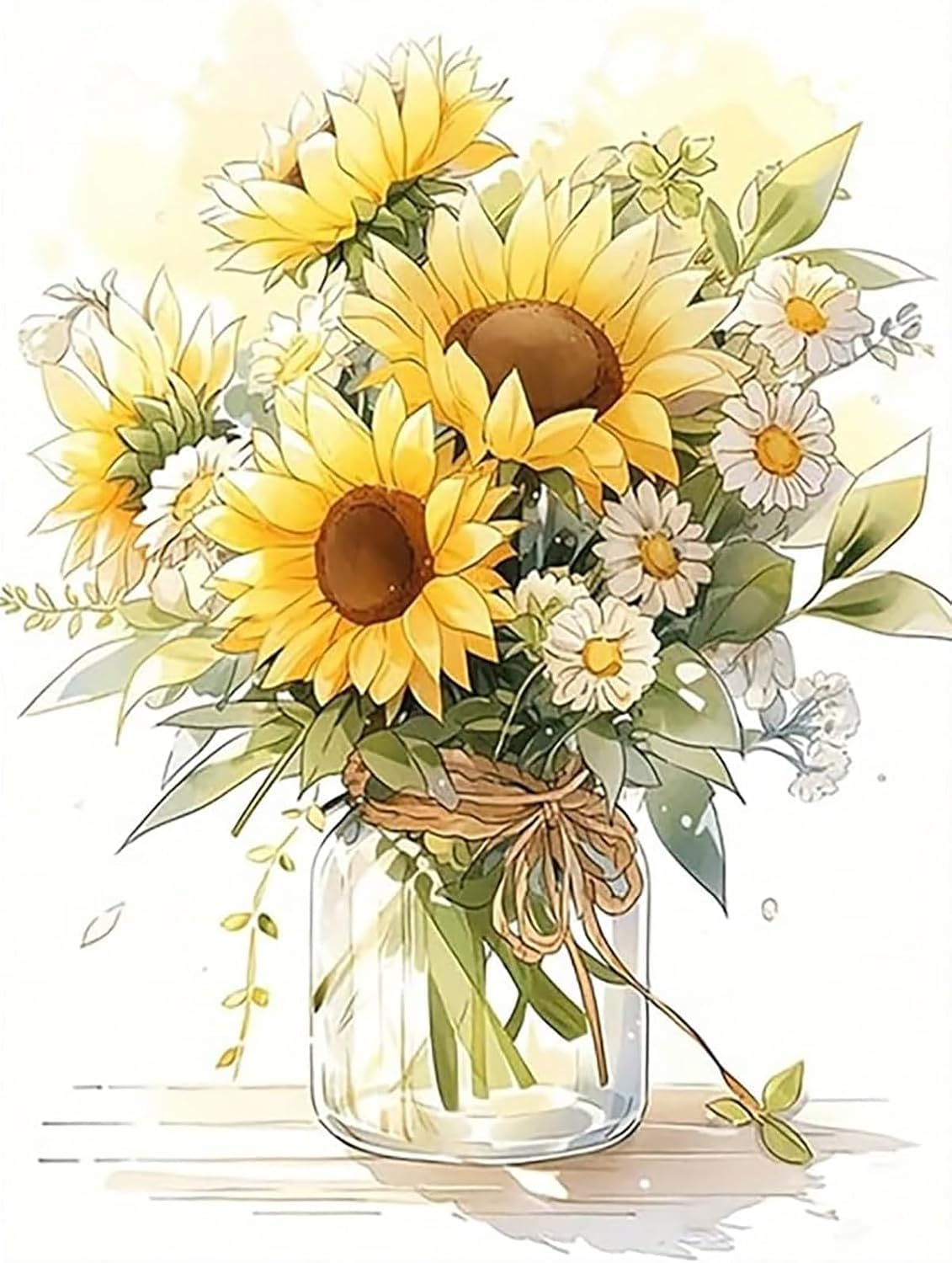 Beginner Cross Stitch Kits - DIY Flower Designs -23
