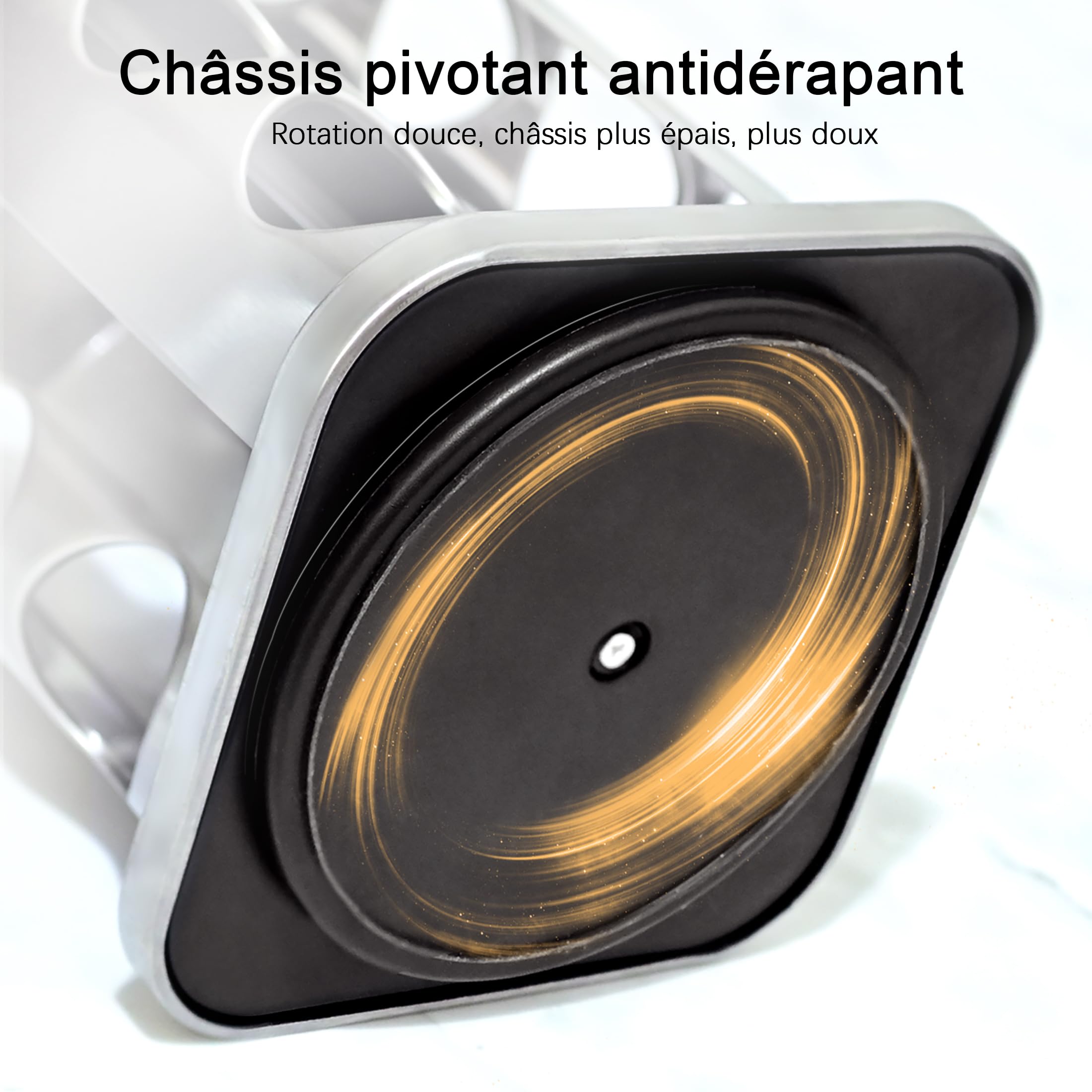 SAEIV Organiseur d'épices avec 20 bocaux en acier inoxydable, porte-épices pour tiroirs de cuisine, étagère à épices permettant de gagner de la place sur le plan de travail et dans les placards