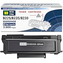 ASEKER Cartuccia Toner Rigenerata con Nuovo Chip 3000 Pagine Alta Capacità per Xerox B230 B225 B235 B230dni B225dni B235dni Sostituisce 006R04399 006R04400