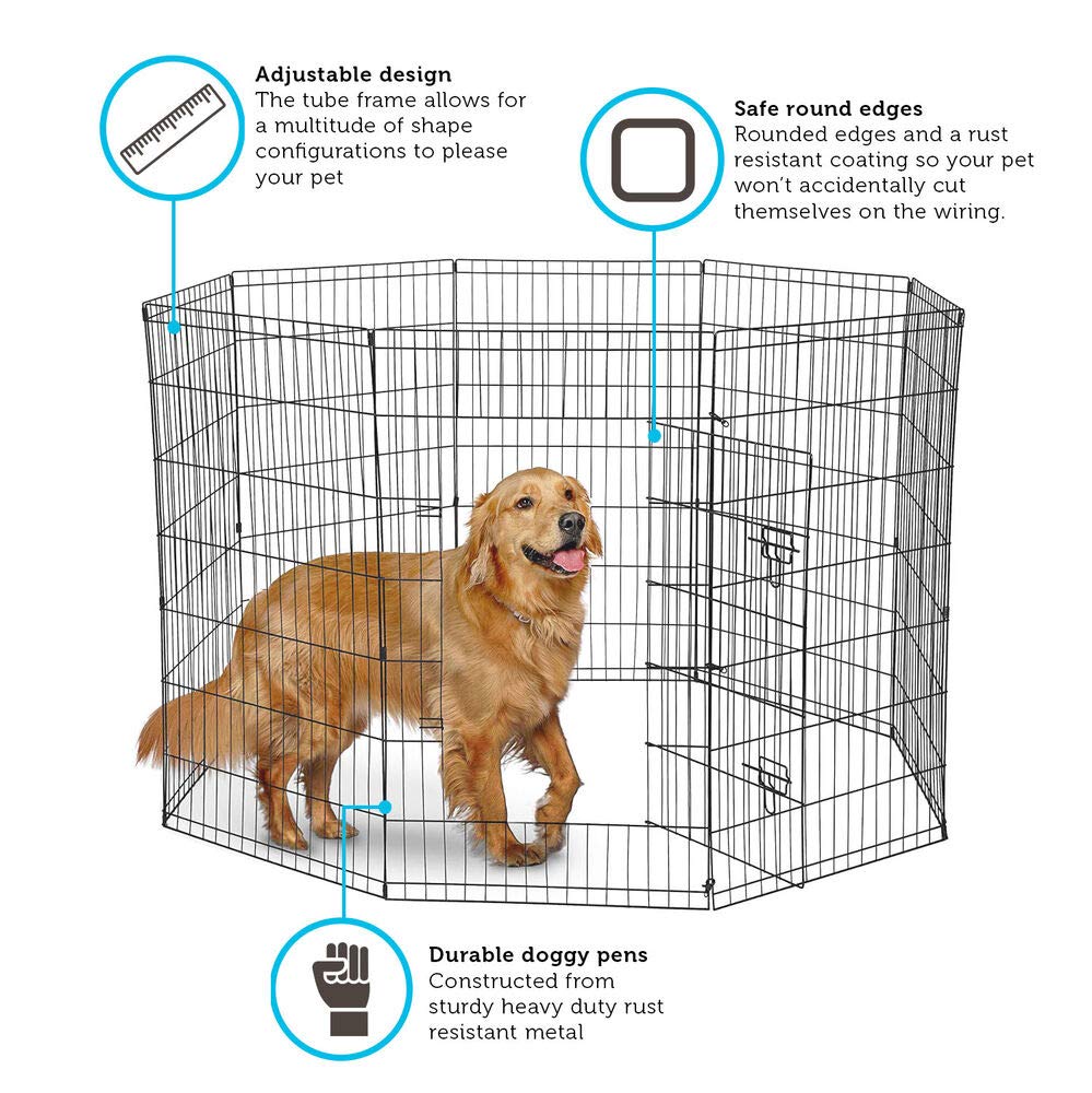 What Size Exercise Pen Should I Get For My Dog