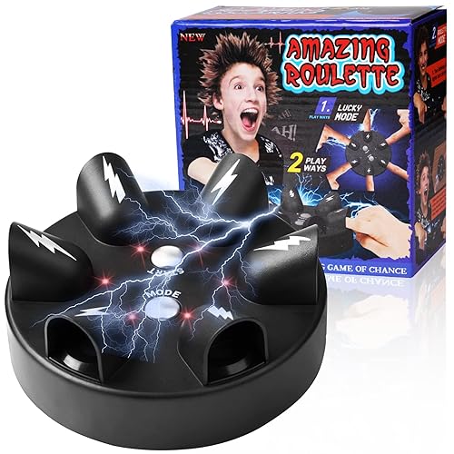 OSDUE Electric Shock Roulette Game, Electric Shock Novelty Game, Fun