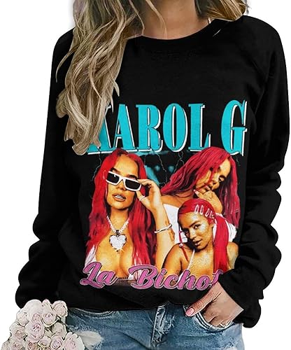 Miniatura 2 de PAPERBAGS Sweatshirt Womens Graphic Crewneck Long Sleeve Sweatshirts Casual Pullover Tops