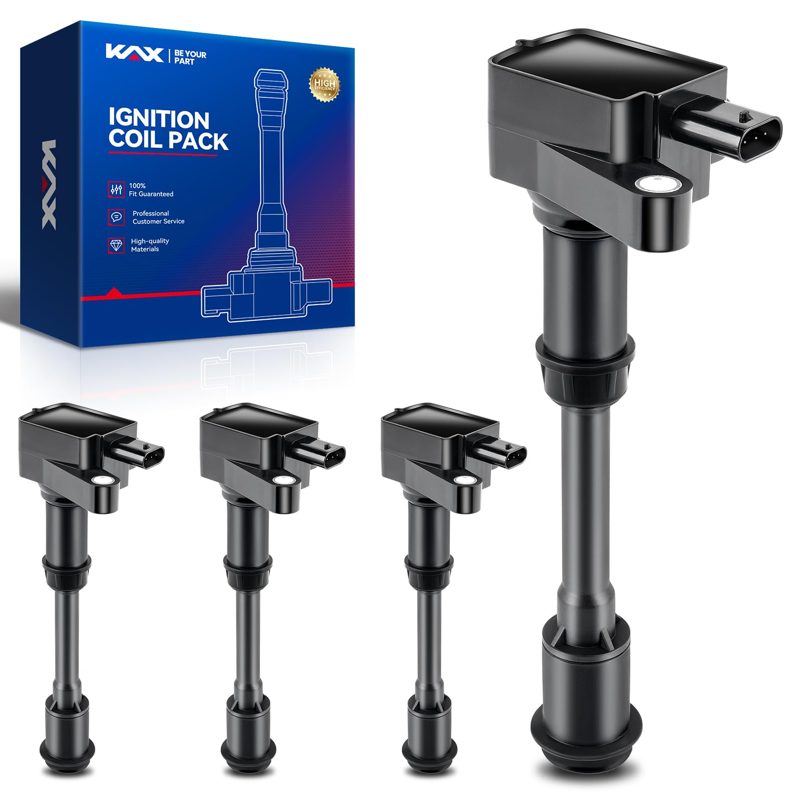 KAX Ignition Coil Pack Fit for Ford Escape 2013-2016 1.6T