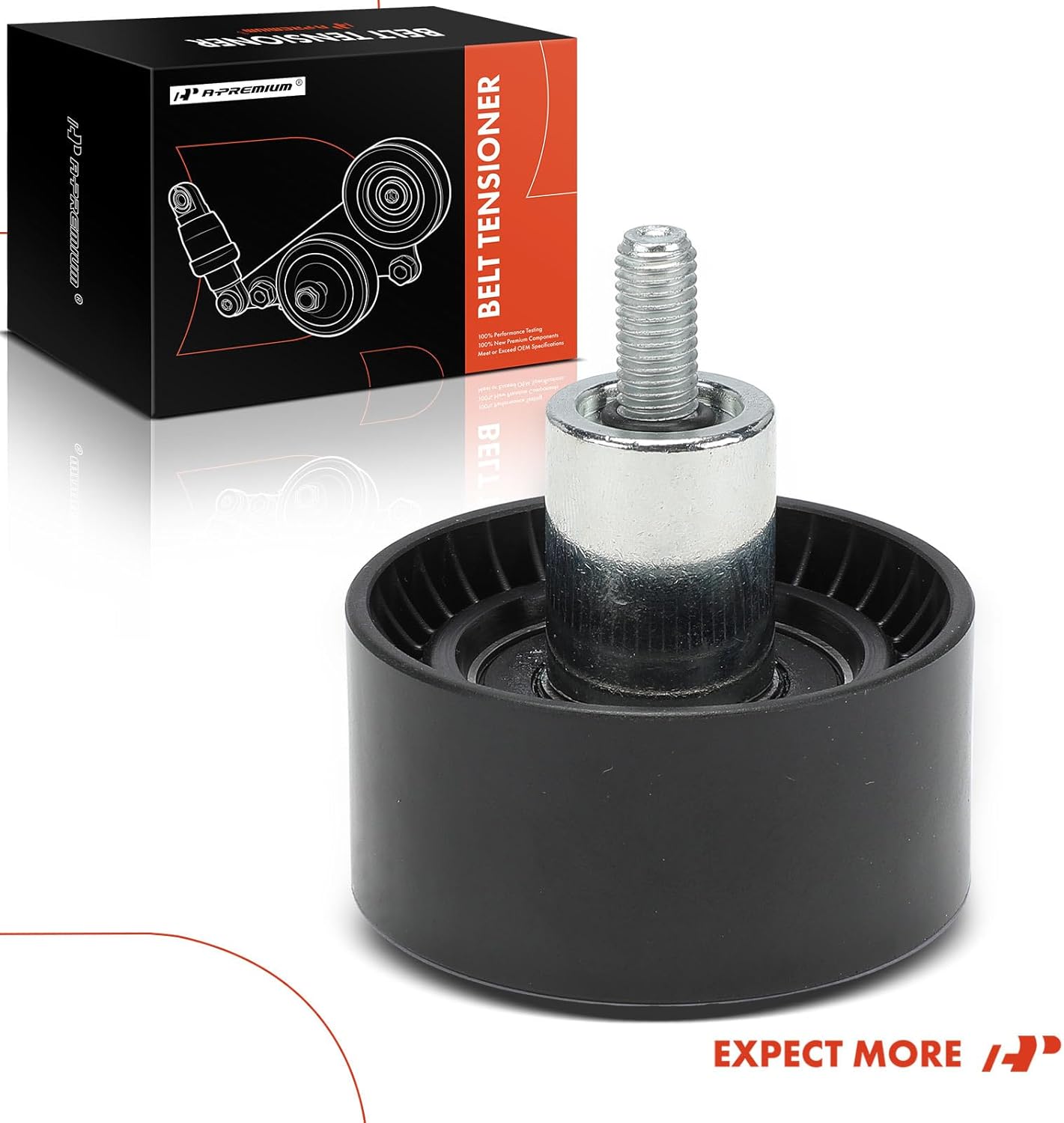 A-Premium Timing Belt Idler Pulley Compatible with Ford Escape 2001-2004, Focus 2000-2005, Contour 1999-2000, Escort 1999-2001 2003 & Mazda Tribute 2001-2004 & Mercury Cougar 1999-2002, Mystique