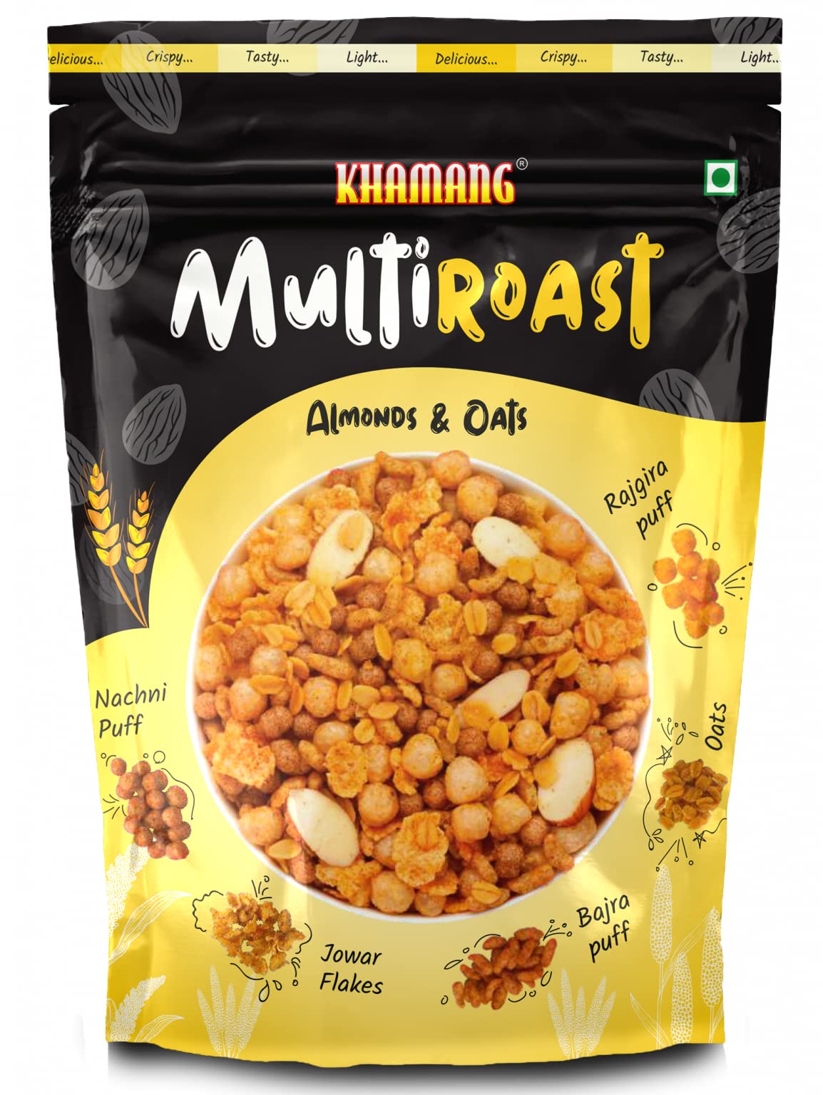 Khamang MultiROAST Almonds & Oats | Diet & Light Mixture | Healthy Snacks | Millets Chiwda | Zero Trans Fat | Roasted Snacks | No Added Preservatives (B0B421MB31) Amazon Price History, Amazon Price Tracker