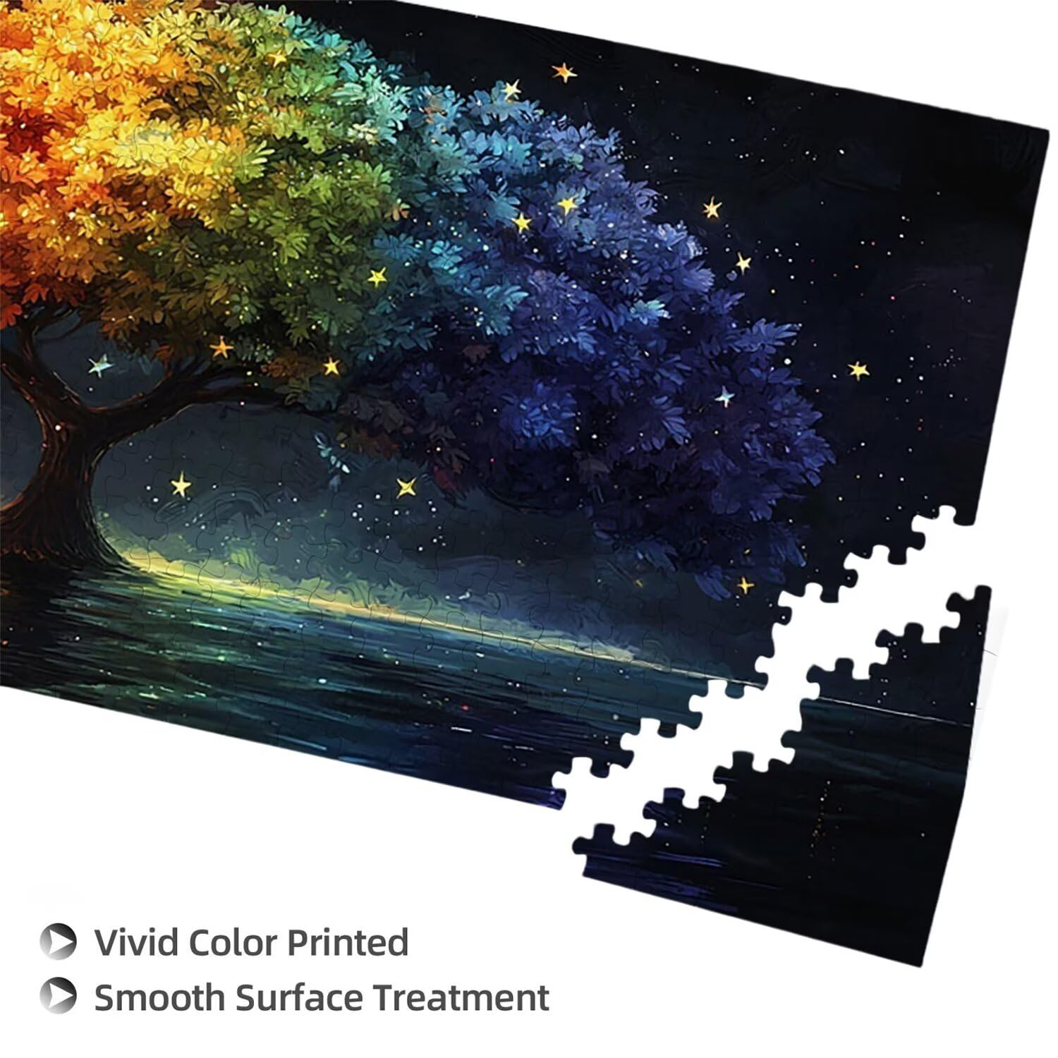 Puzzle dla dorosłych 1100 elementów, Puzzle Drzewo Życia, Puzzle dla Dorosłych Klasyczne i Od 14 lat Junior, Rodzinna Rozrywka Domowa Puzzle Prezent 87x42cm l-845