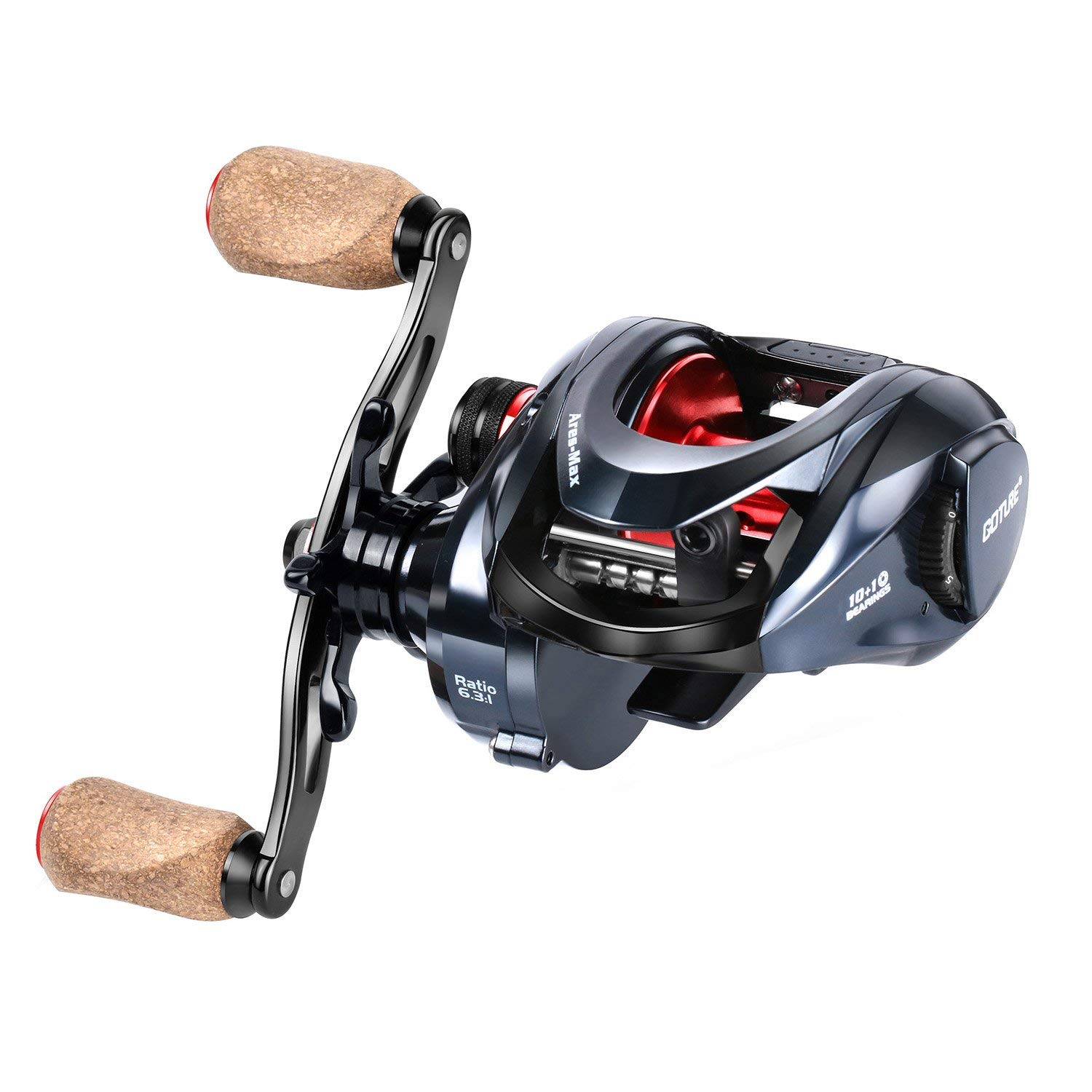 Amazon | バス釣り リール ベイトリール 右巻き 船釣り 穴釣り