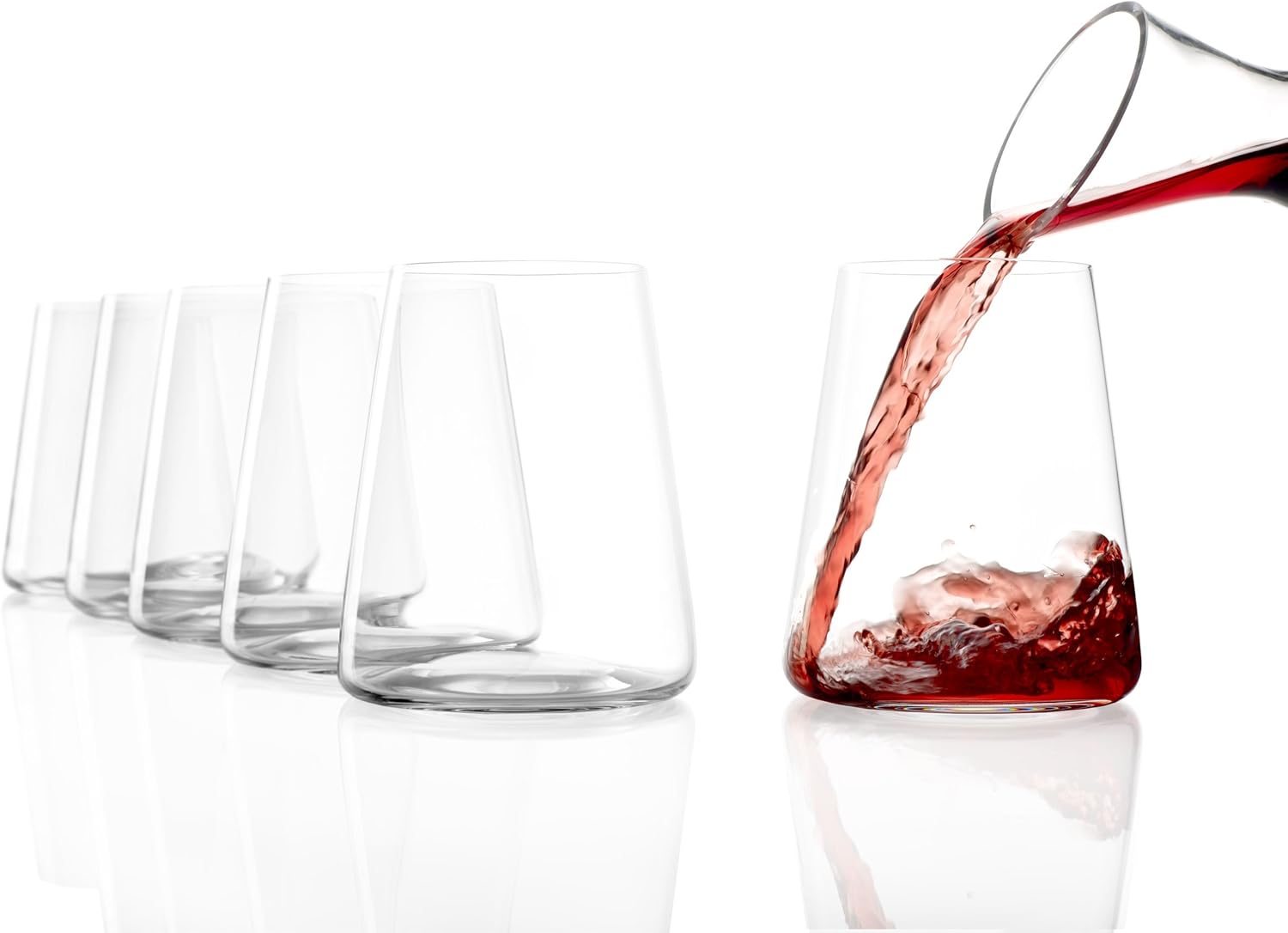 Stölzle Lausitz Set of 6 Tumblers,Transparent, 520 ml