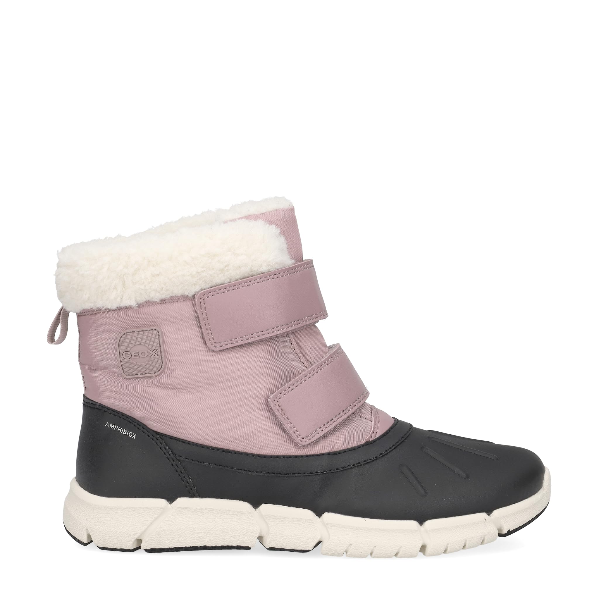 Geox Junior J Flexyper Girl B Abx Ankle Boots Antique Rose/Black 31 EU
