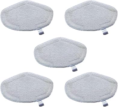 5 Pcs Steam Mop Pad,Compatible for Polti. Kit Vaporetto Series Quality Microfiber Steam Mop Cloths