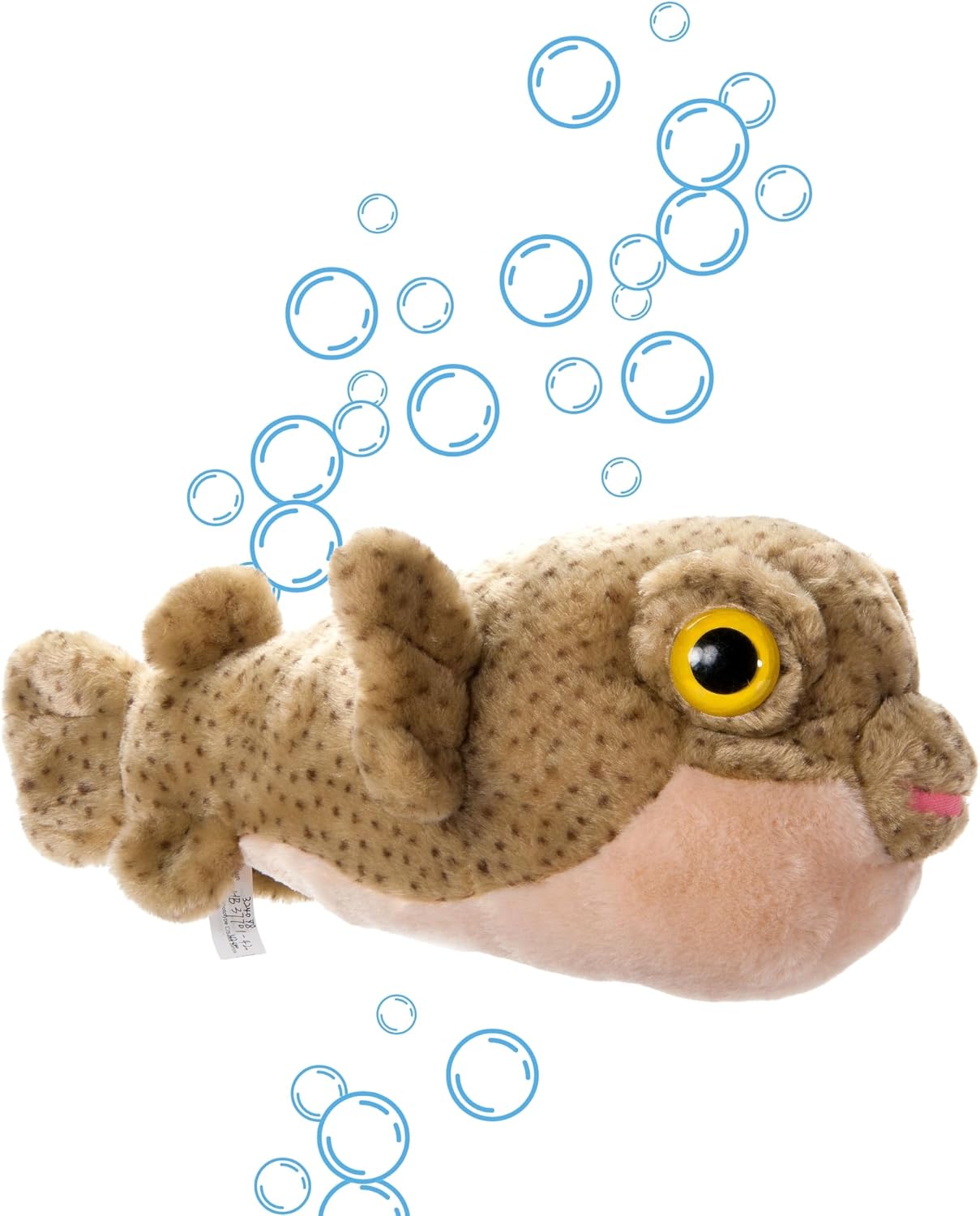 The Petting Zoo Pufferfish Stuffed Animal Plushie, Gifts for Kids, Wild Onez Sealife Animals, Pufferfish Plush Toy 15 Inches