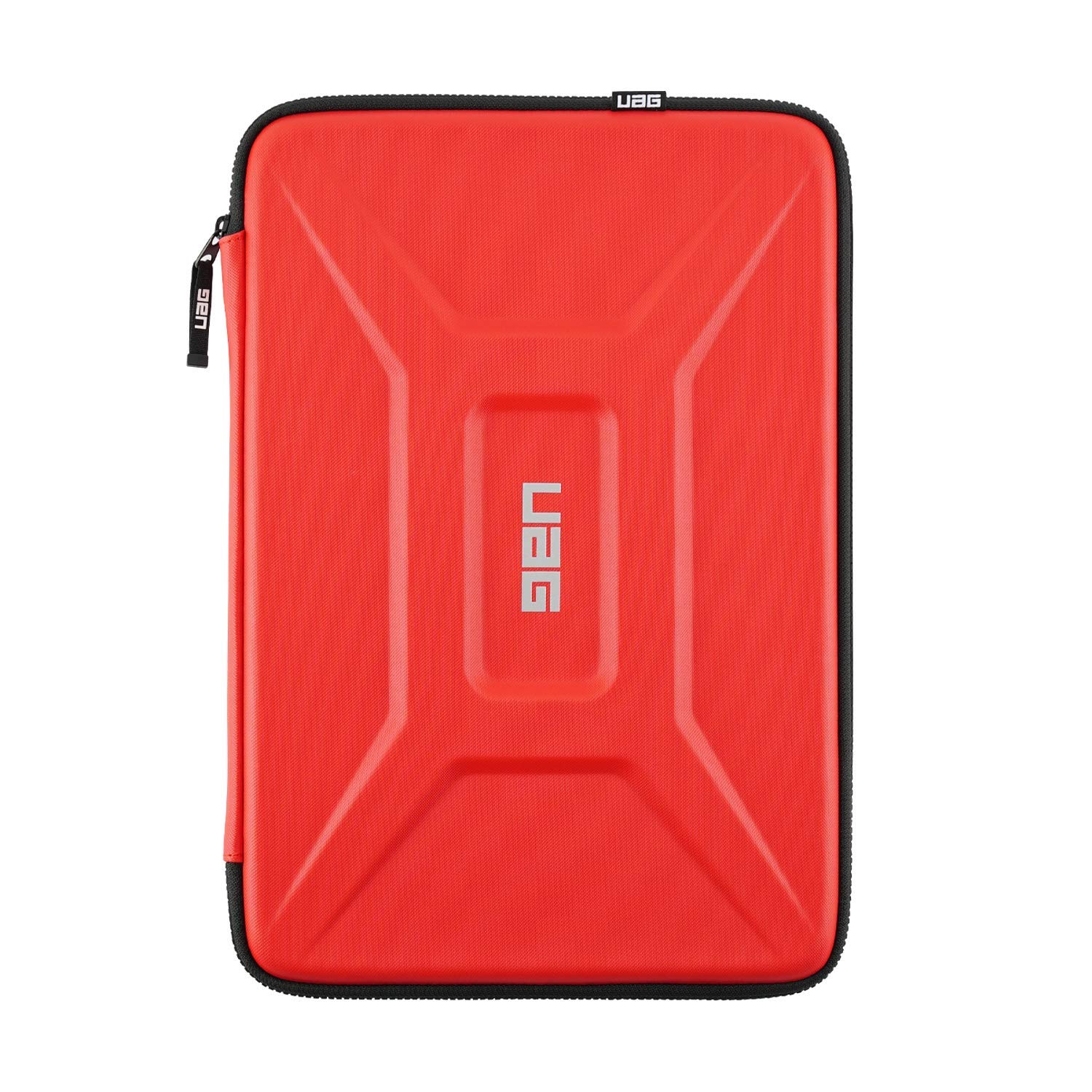 Urban Armor Gear Funda Universal para Apple MacBook Pro, Microsoft Surface Book 2/Laptop 3 y Muchos más (Manga Universal para portátiles de hasta 15", Manga con Bolsillo de Malla) Rojo (981900119393)