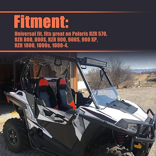 Vista 3 de Goldfire RZR XP Accesorios, bolsa de engranajes UTV 1680D, paquete de cabina, bolsa de herramientas de almacenamiento entre el asiento, bolsa