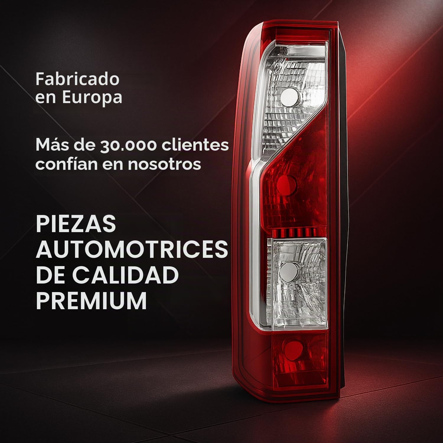 Luz Trasera Piloto Trasero Izquierda Lado del Conductor Compatible con Renault Master 3 2010-2024 Opel Movano 2010-2021 Nissan Interstar NV400 2010-2024 Vauxhall Movano 2010-2021 265550023R