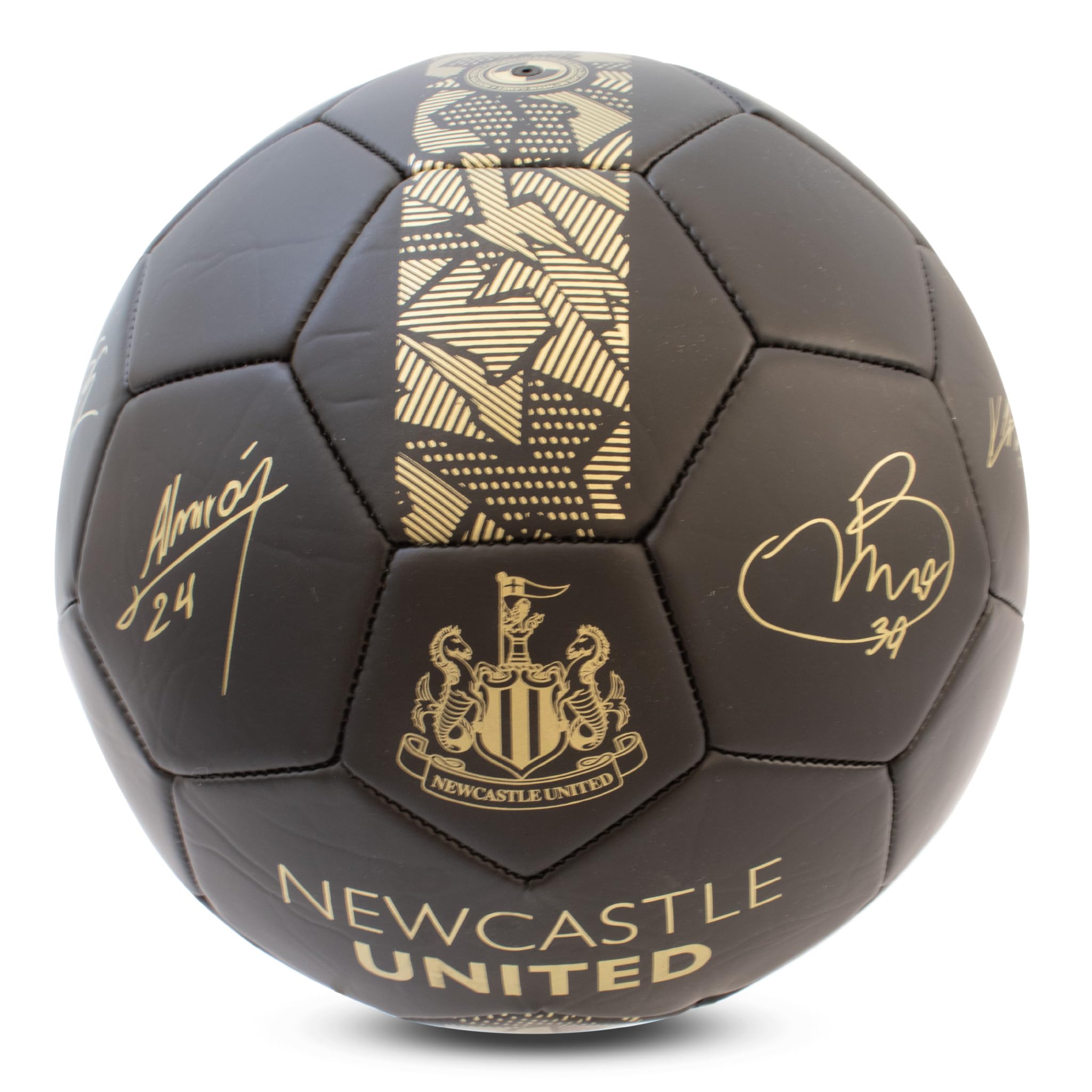 Hy-Pro Oficjalnie licencjonowana piłka nożna Newcastle United F.C. - Phantom, rozmiar 5, NUFC, trening, mecz, towar, kolekcja dla dzieci i dorosłych