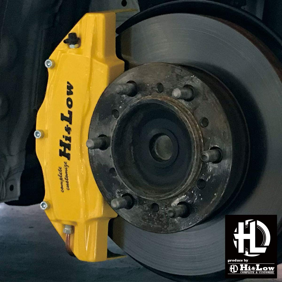 ハイエース　Essess イエローブレーキキャリパーカバー Amazon | Hi&Low H&L 200系ハイエース/レジアスエース用ブレーキ