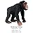 FUNSHOWCASE African Jungle Animals Walking Chimpanzee Toy Figure Realistic Miniature Height 2-inch 1664